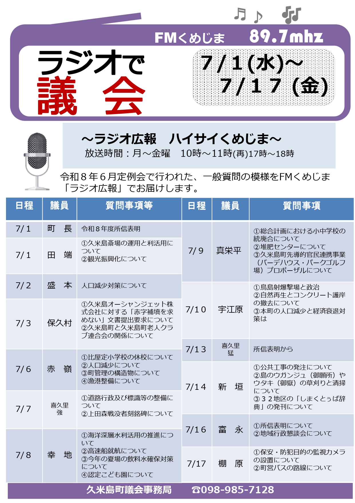 ラジオで議会(HP)R86