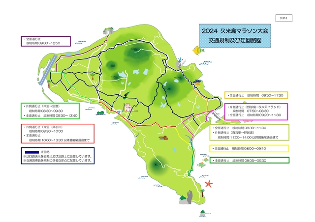 迂回路と交通規制