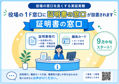 窓口をよくする実証実験 窓口をよくする実証実験