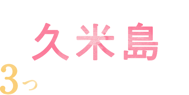 ＼あなたはどれが好き？／ 久米島 3つのスタイル